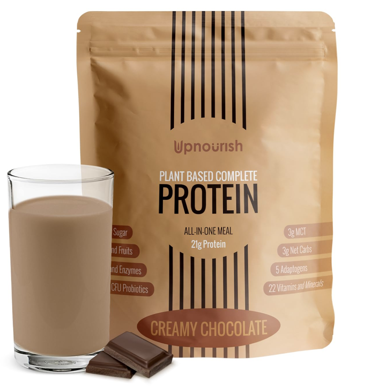 Upnourish plant based protein powder